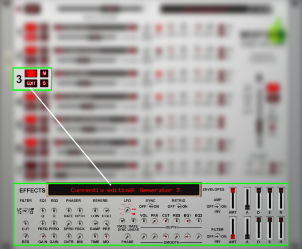 Mixfood Ambi Nature - Edit -> Effects Section