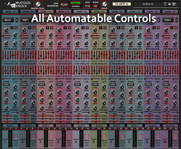 Mixfood Knock- Automatable Controls