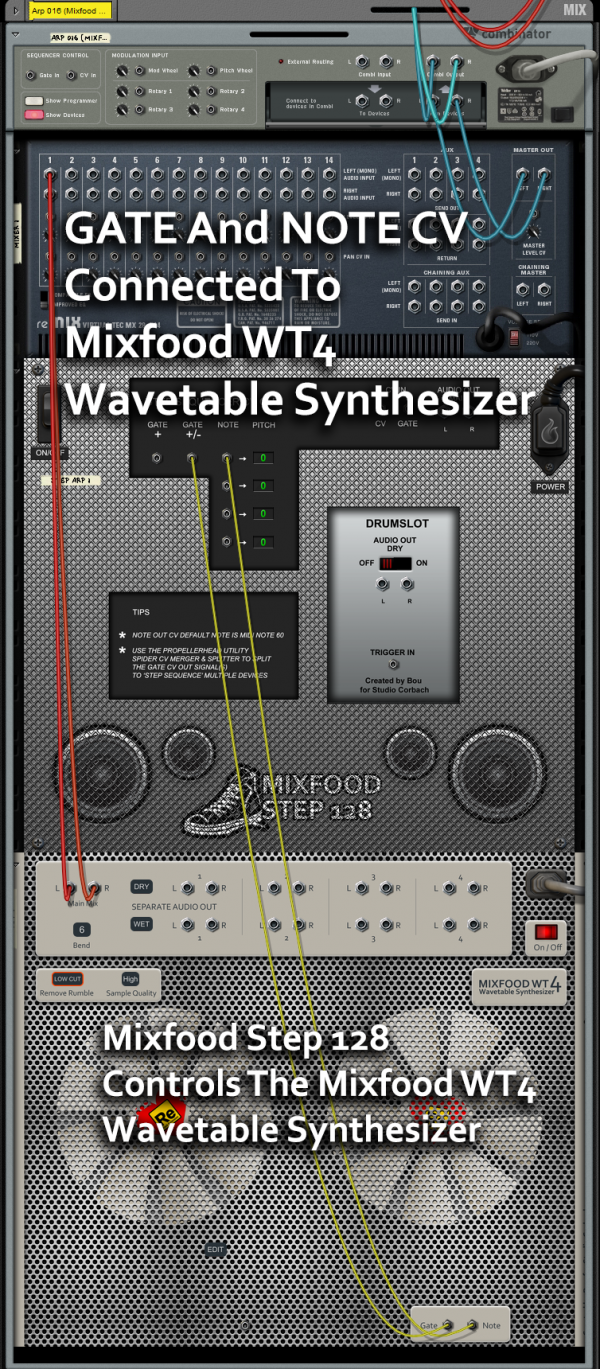 Mixfood Step 128 - Control Device Via CV-Out