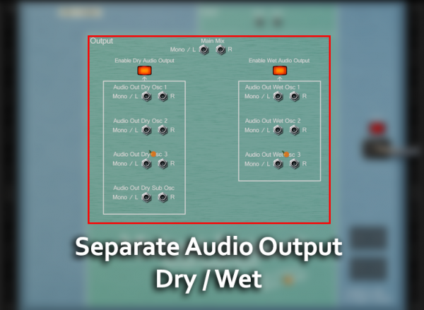 Mixfood Unison XS - Separate Audio Output